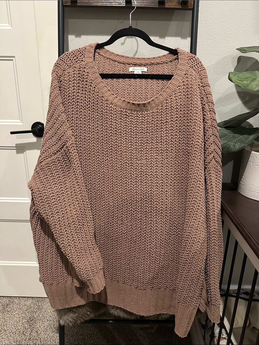 American Eagle Outfitters Chunky Scoop Neck Sweater